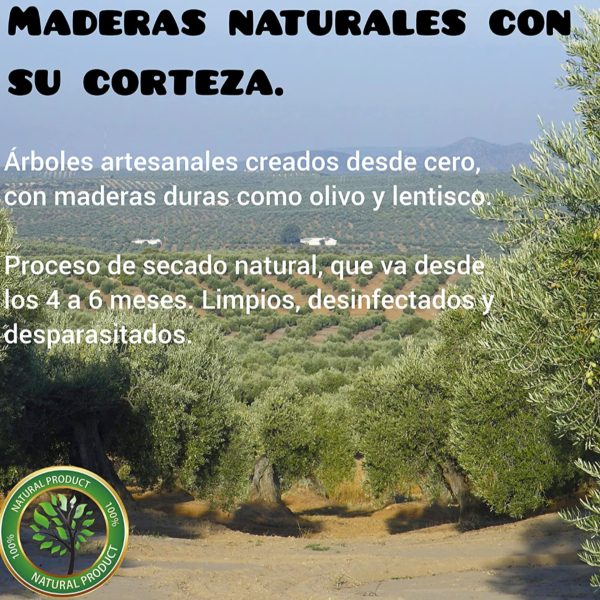 Árbol parque para loros agaporni, ninfas y todo tamaño similar, posadero grande de pájaros caique, conures, rosellas, cotorras del sol, pyrrhuras, jardineros, zona de juego natural con su corteza, percha con comedero de aves, mascota libre de jaulas, accesorios lima picos y juguetes antiestrés de loros, CALIDAD PREMIUM - Imagen 3