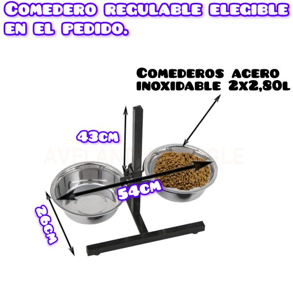 Bebedero semiautomático para todos los tamaños de perros, depósito 10l con nivel de agua constante, limpia y fresca, bebecan con rejilla antimordeduras, comedero canino elegible, CALIDAD PREMIUM. - Imagen 4