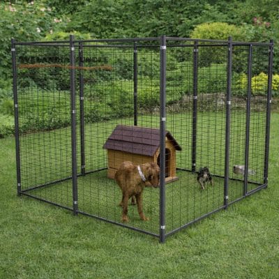 Perrera parque 2x2, refugio sin techo para perros, box modular de alta calidad, resistente a la intemperie, CALIDAD PREMIUM.