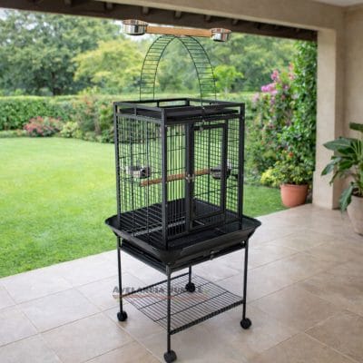 Jaula pequeña para loro caique, loris, habitáculo de aves conures, agapornis, CALIDAD PREMIUM.