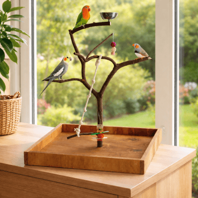 ÁRBOLES PREMIUM ARTESANALES PARA AVES PEQUEÑAS