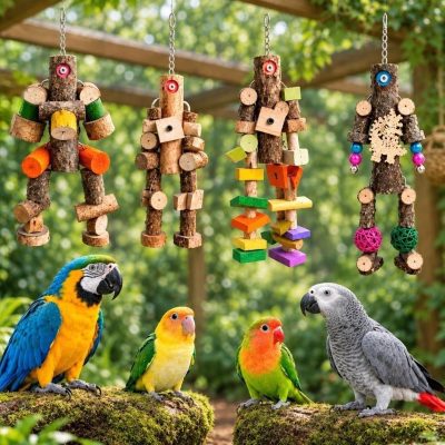 HOMO MEDUSAS ARTESANALES PARA JAULAS DE LOROS
