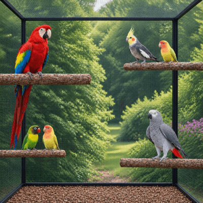 PERCHAS PREMIUM ARTESANALES PARA AVES